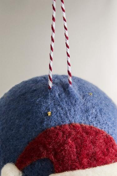 FATHER CHRISTMAS CHRISTMAS TREE DECORATION - Multicoloured by Zara - Image 3