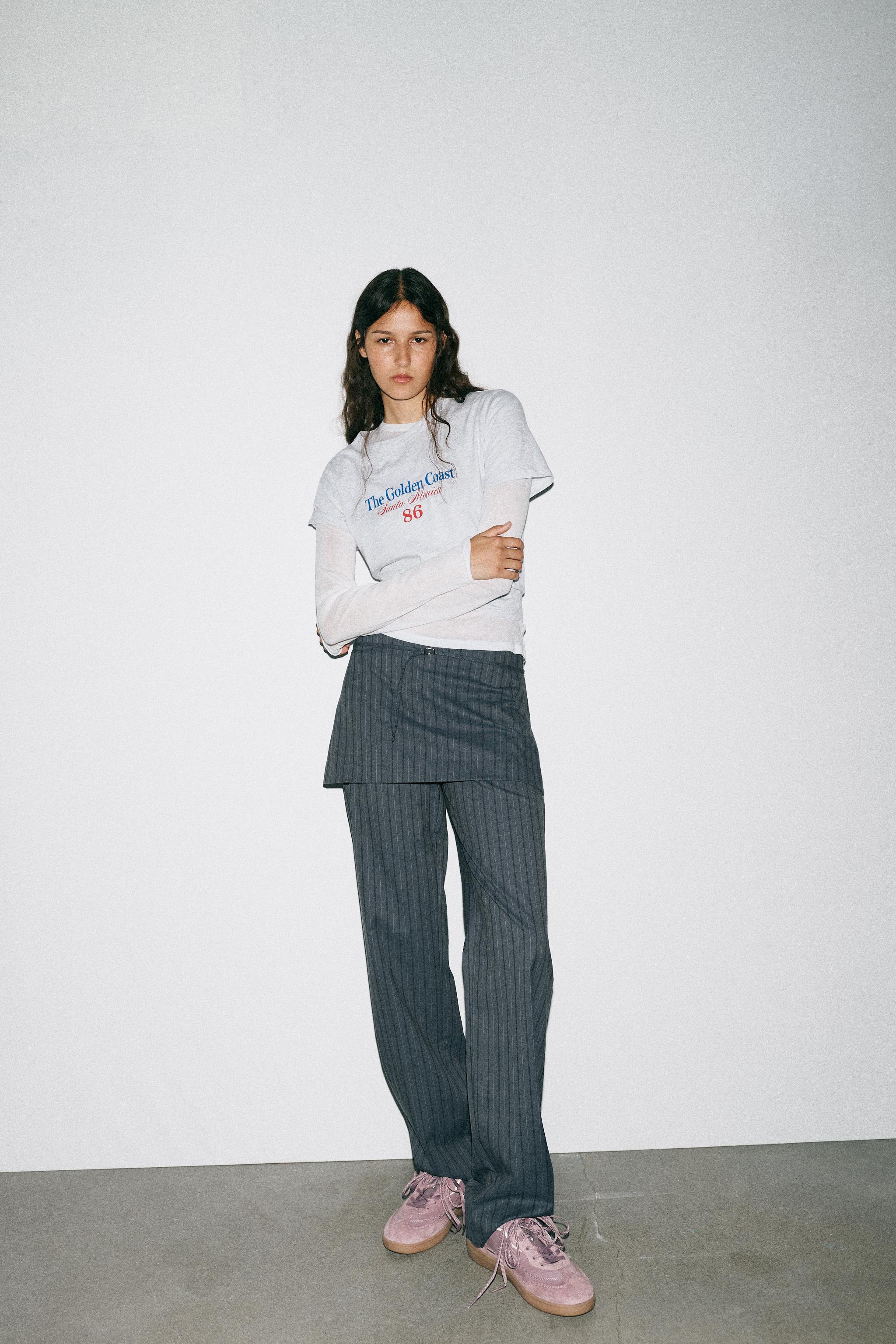 新品未使用　ZARA サテンフラットシューズ　ピンク　24cm 37 ZARAで超かわいいシューズを発見！バレエっぽ「サテン フラット