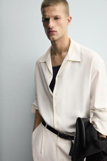 RELAXED FIT FLOWING SHIRT - White de Zara - Image 5