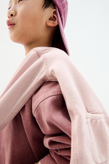 GARMENT DYE T-SHIRT - Light maroon by Zara