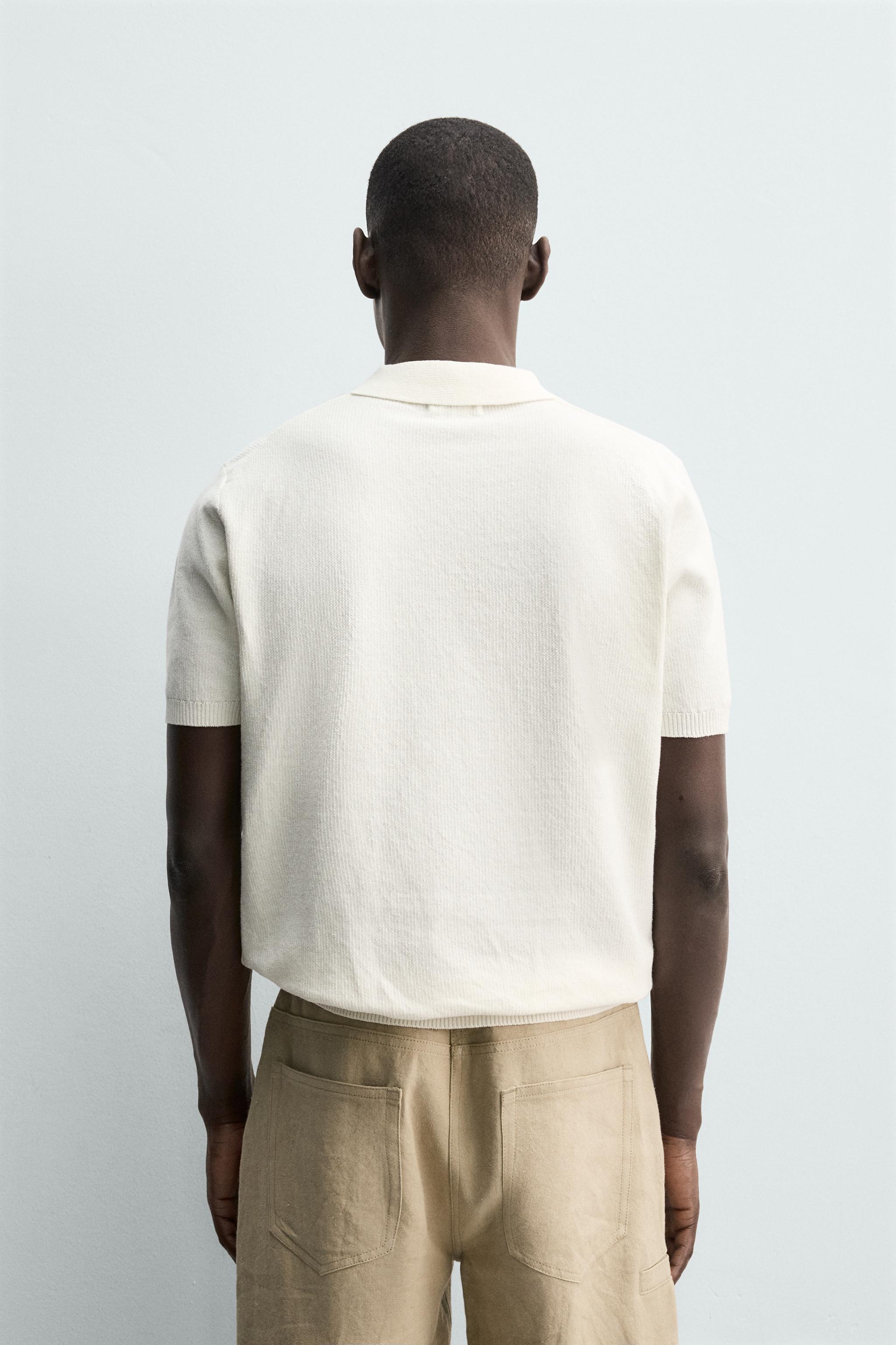 POLO EN MAILLE REGULAR FIT STRUCTURÉE