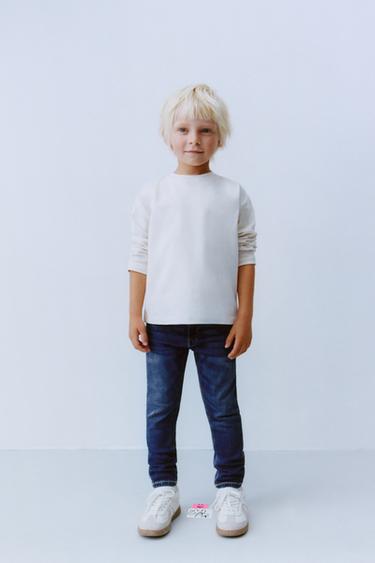 JEANS SKINNY BÁSICO - Azul de Zara