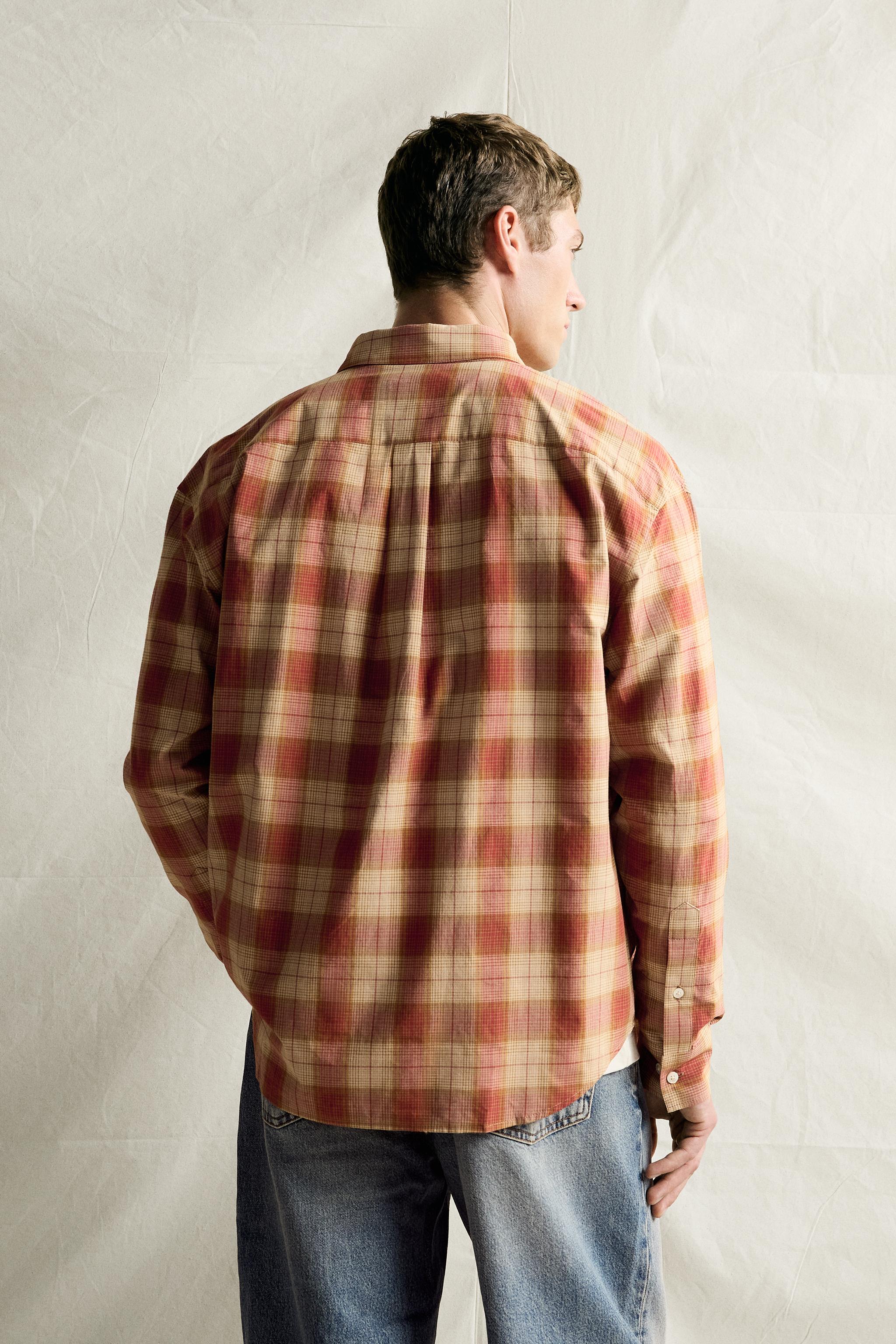 COTTON-SILK CHECK SHIRT