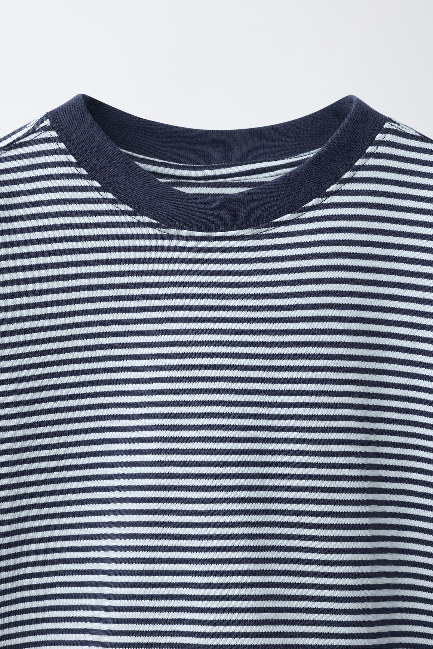 Детская футболка Zara Striped Print, цвет: Полосатый — фото 3