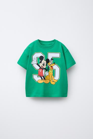 MICKEY MOUSE © DISNEY PRINT T-SHIRT - Green by Zara