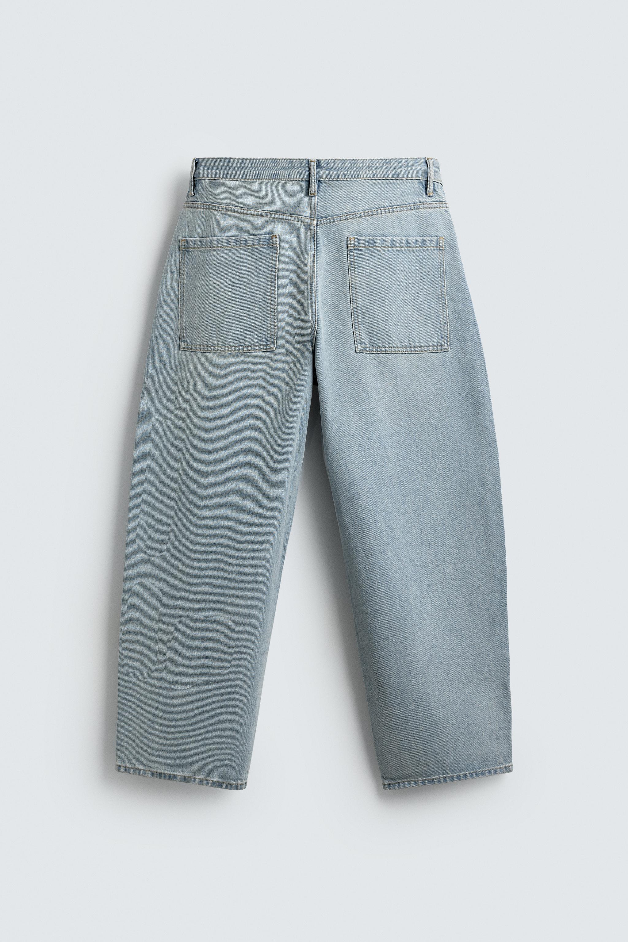 TAPERED WIDE FIT JEANS