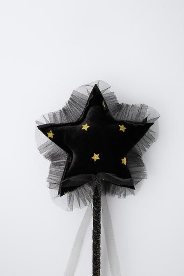 STAR WAND WITH TULLE - Black by Zara - Image 1