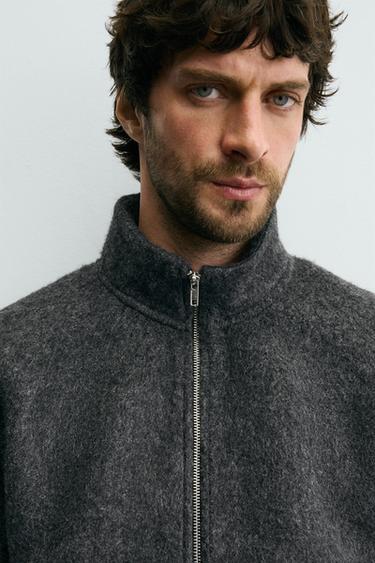 GILET COUPE DÉCONTRACTÉE TEXTURÉ - Gris anthracite de Zara - Image 4