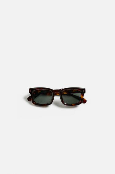 Zara RECTANGULAR SUNGLASSES - Tortoise shell