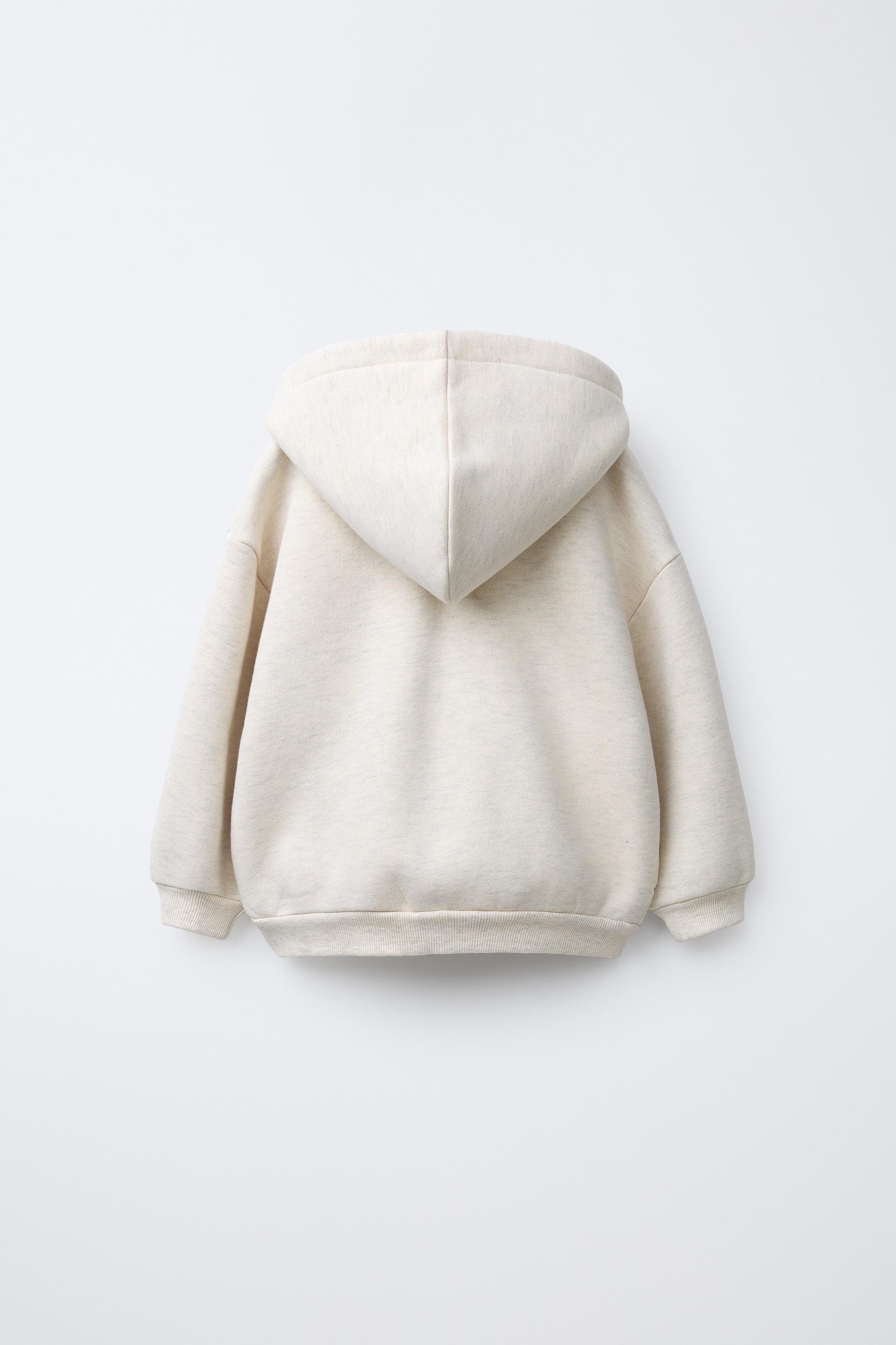 EMBOSSED LOGO ZIP-UP HOODIE