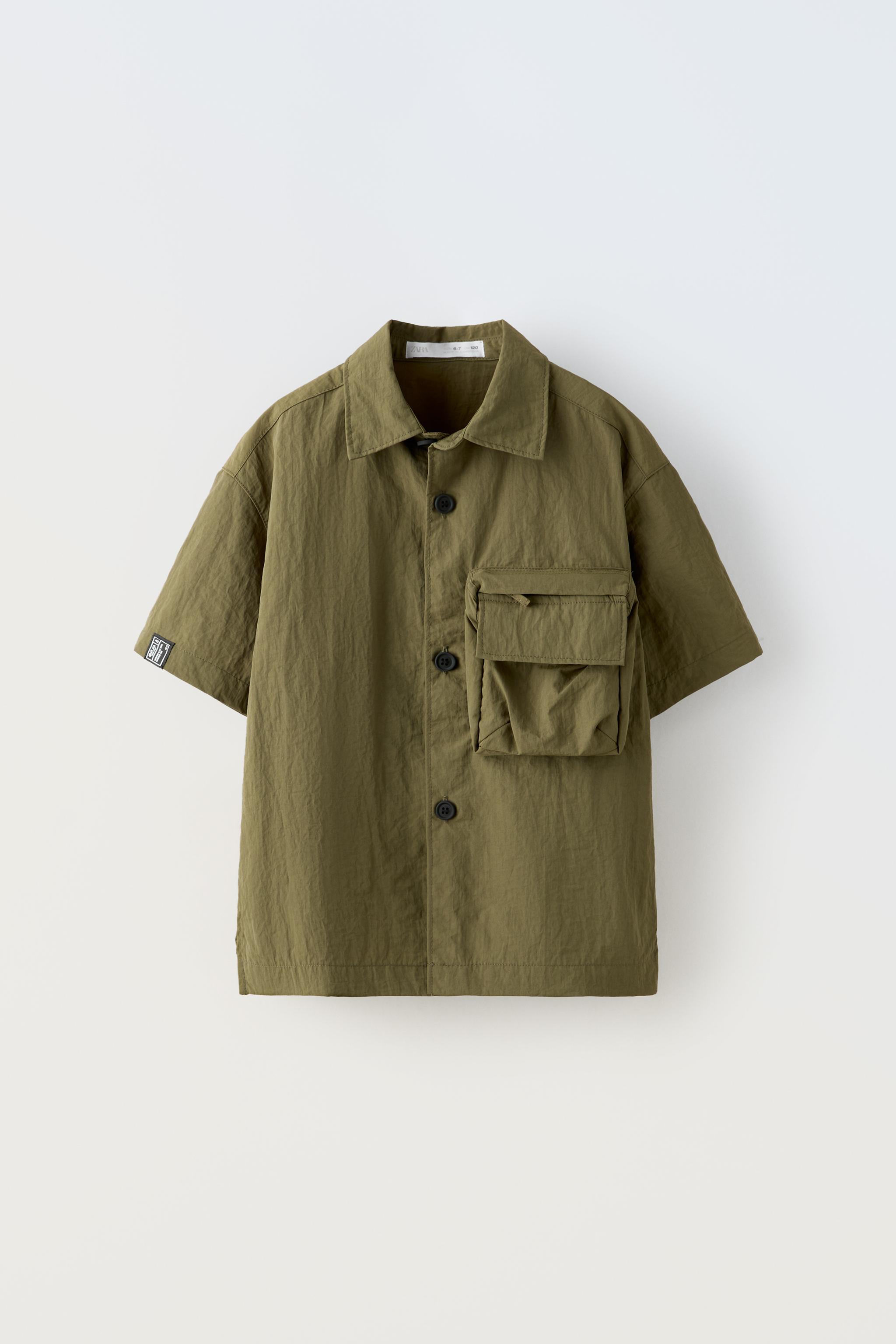 Buy Premium Cordura Pocket Prada Shirt for Men, Green (FT279)