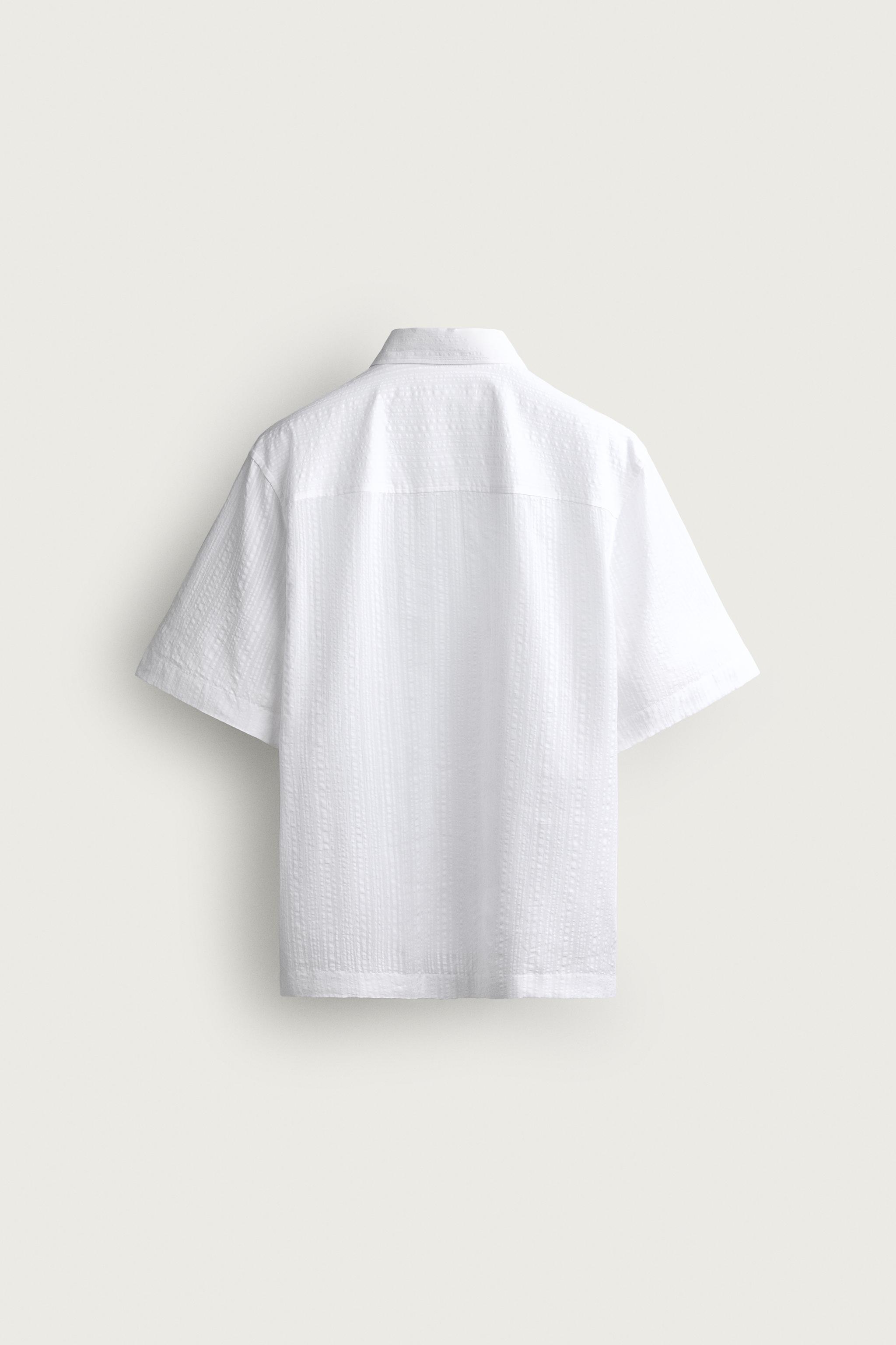 CHEMISE JACQUARD À RAYURES