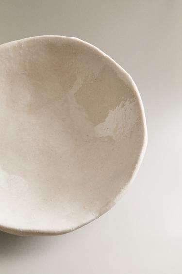 IRREGULAR CERAMIC BOWL - Oyster-white by Zara - Image 2