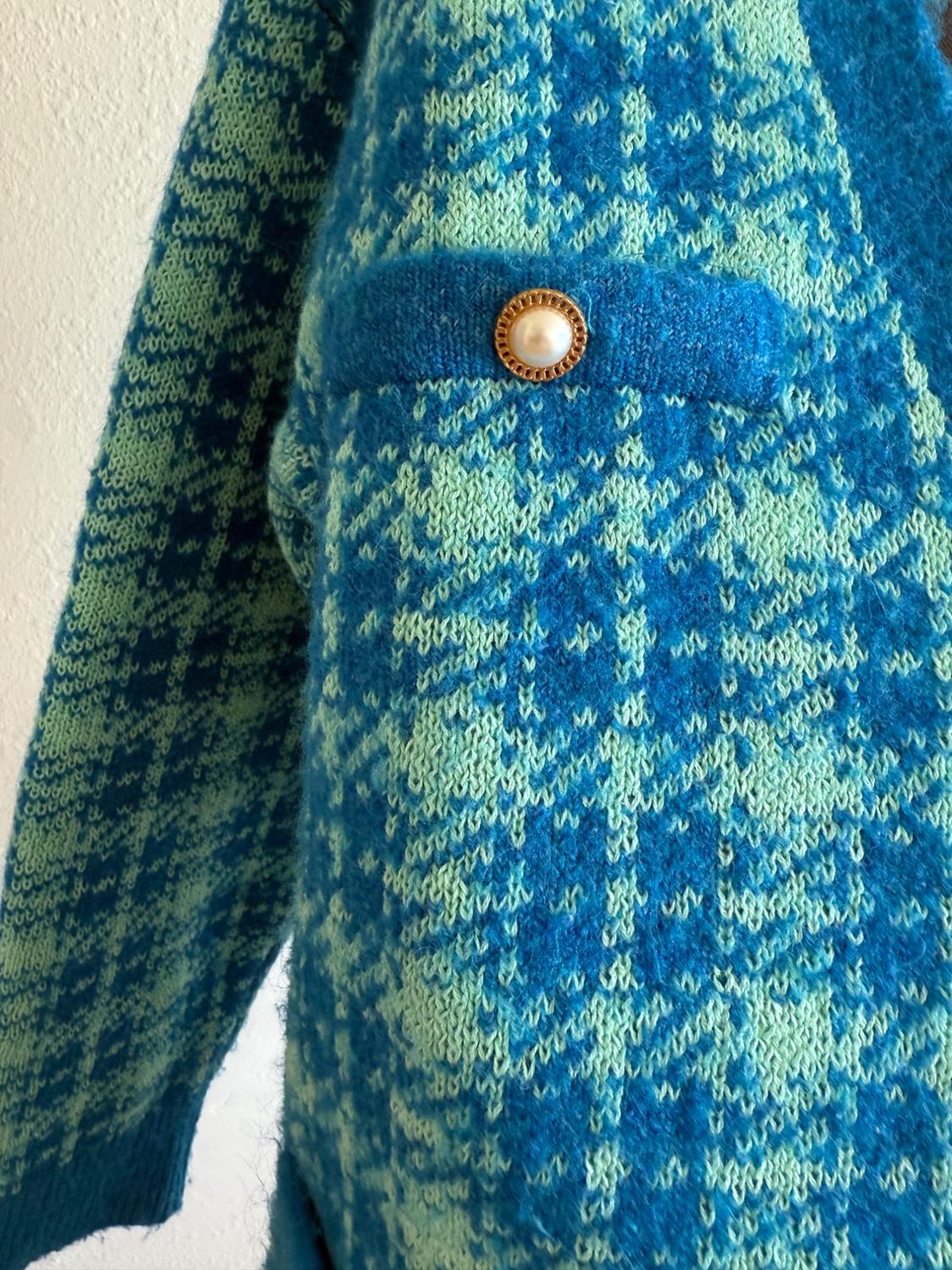 CHAQUETA PUNTO CUADROS - Image 5