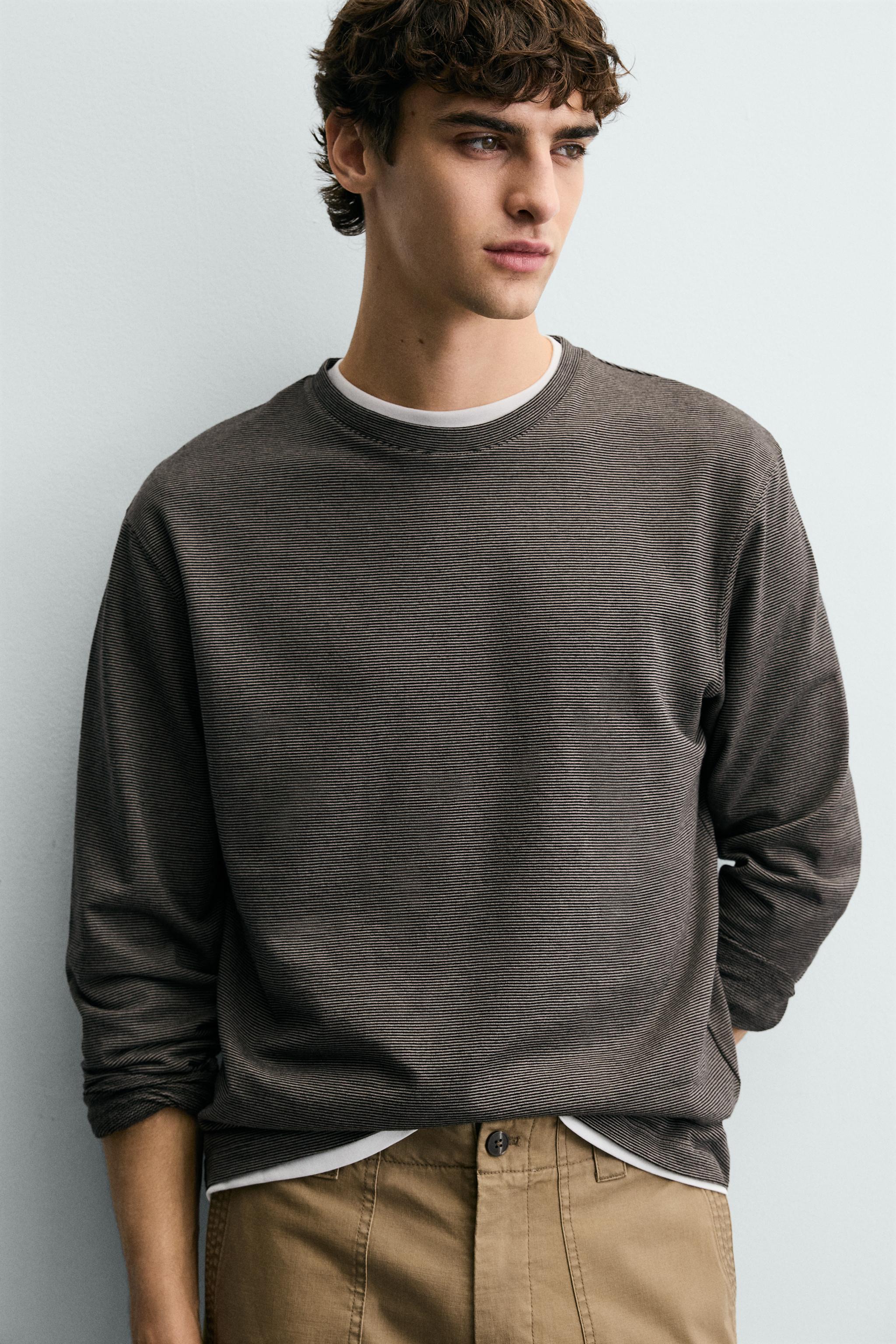 STRIPED LONG SLEEVE T-SHIRT