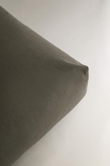 POUF EN COTON - Kaki de Zara - Image 2