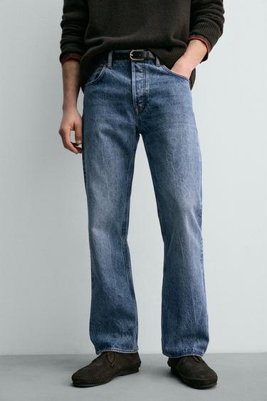 JEAN STRAIGHT FIT BOOTCUT AARON LEVINE X ZARA - Bleu moyen de Zara - Image 4