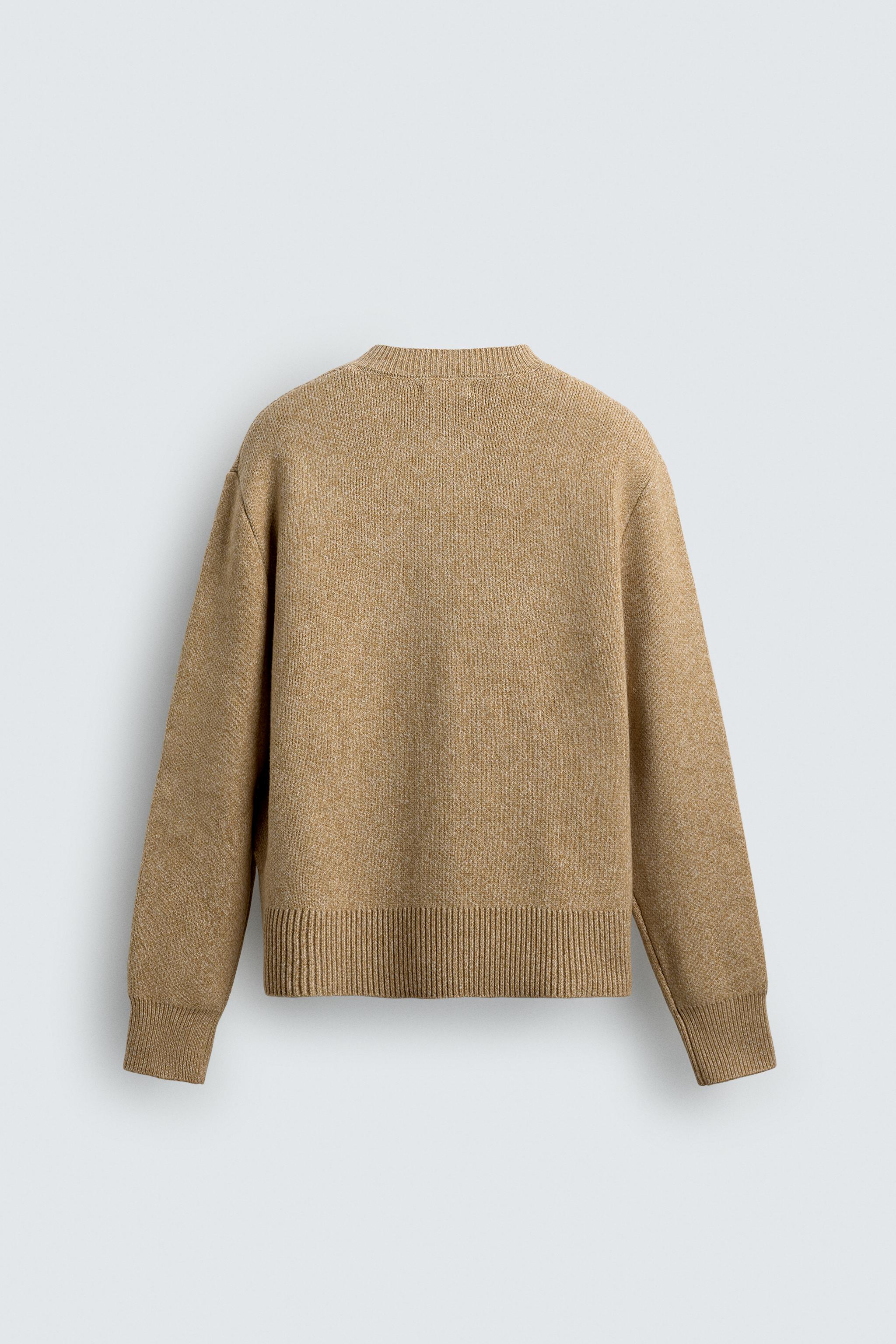 RELAXED FIT TEXTURED CARDIGAN