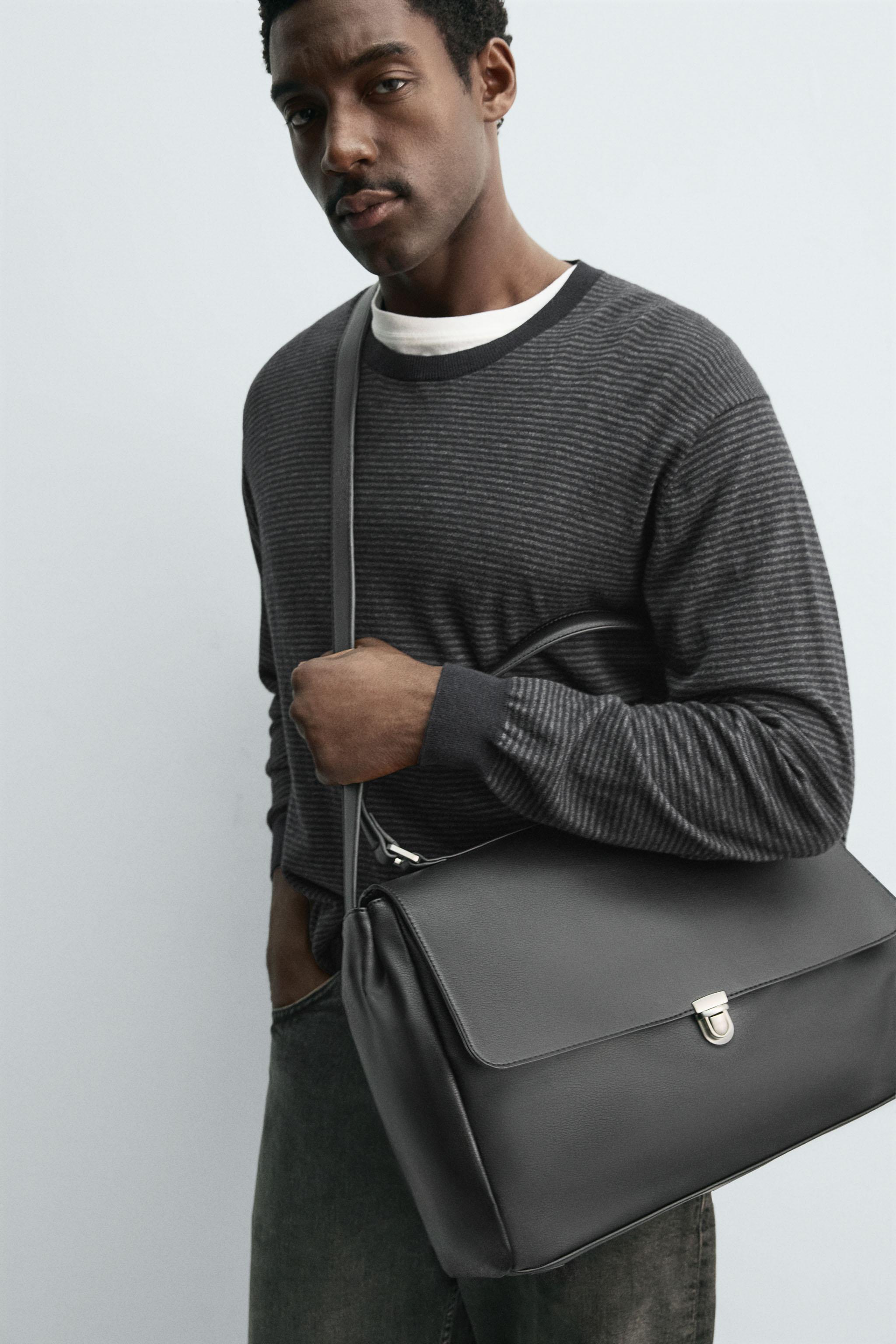 無地ショルダーバッグ - ブラック | ZARA Japan / 日本