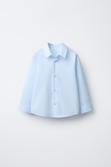 Zara SUPER STRETCH SHIRT - Blue