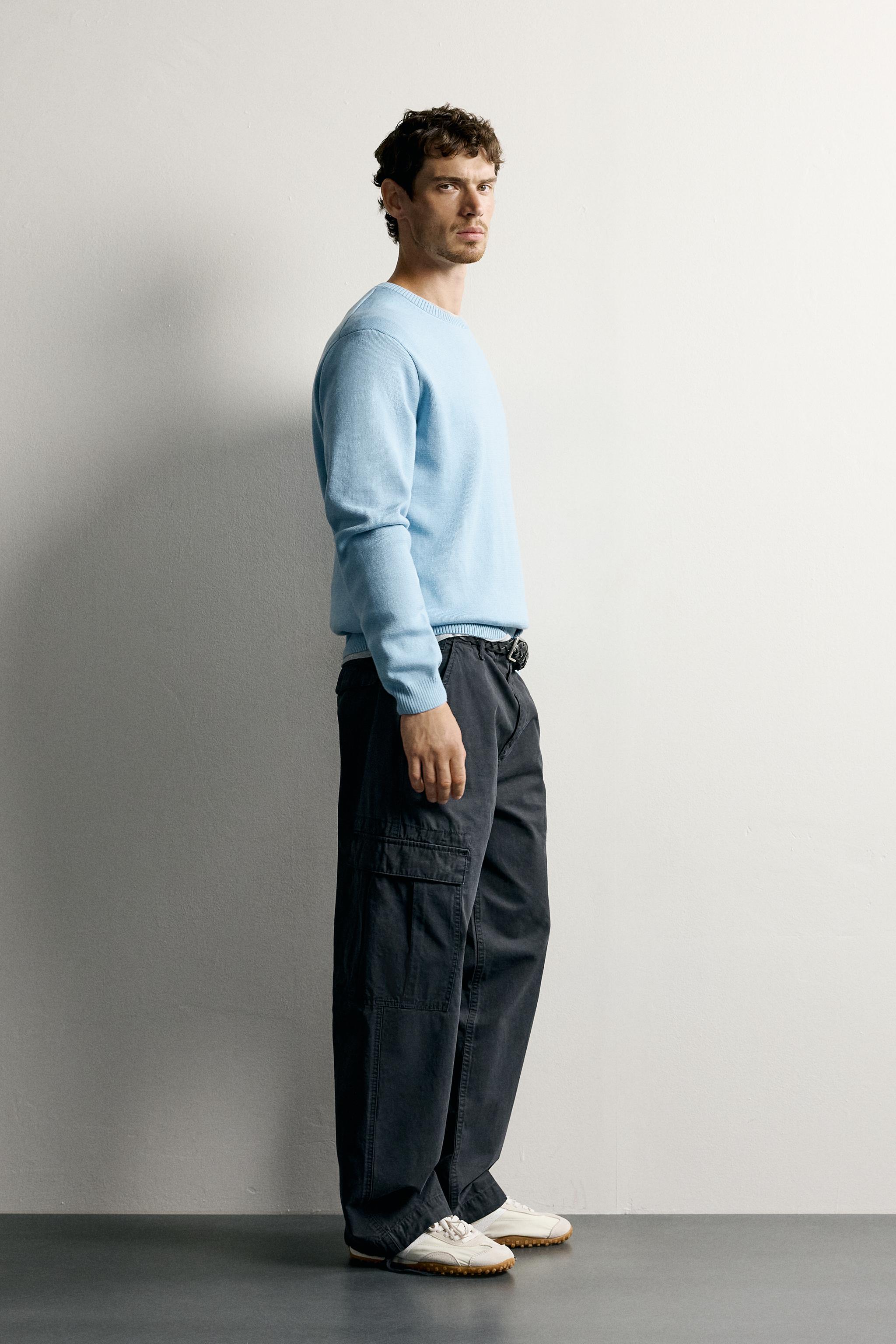 COTTON TEXTURE SWEATER