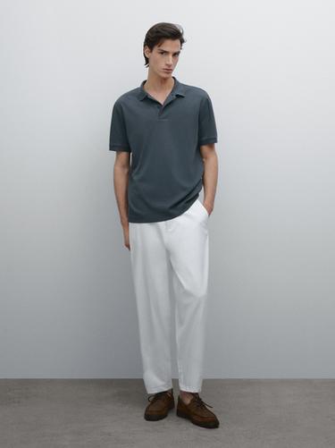 Polo manga corta algodón - 477 de Zara - Imagen 0
