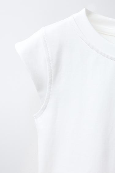 POLYAMIDE BODYSUIT - White by Zara - Image 2