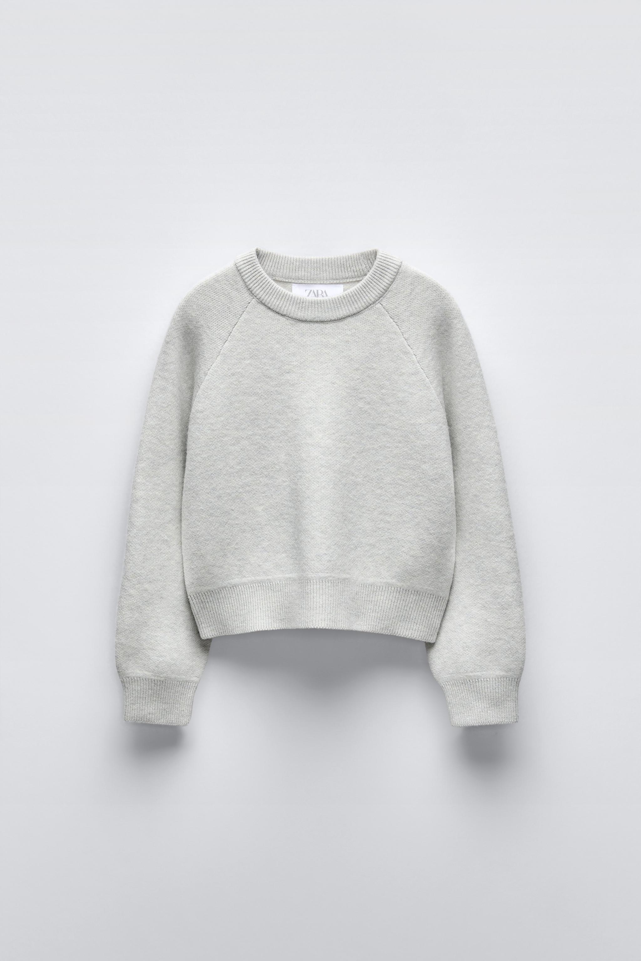 Light gray sweater best sale