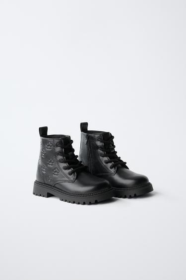 FLORAL BOOTS — Black 2