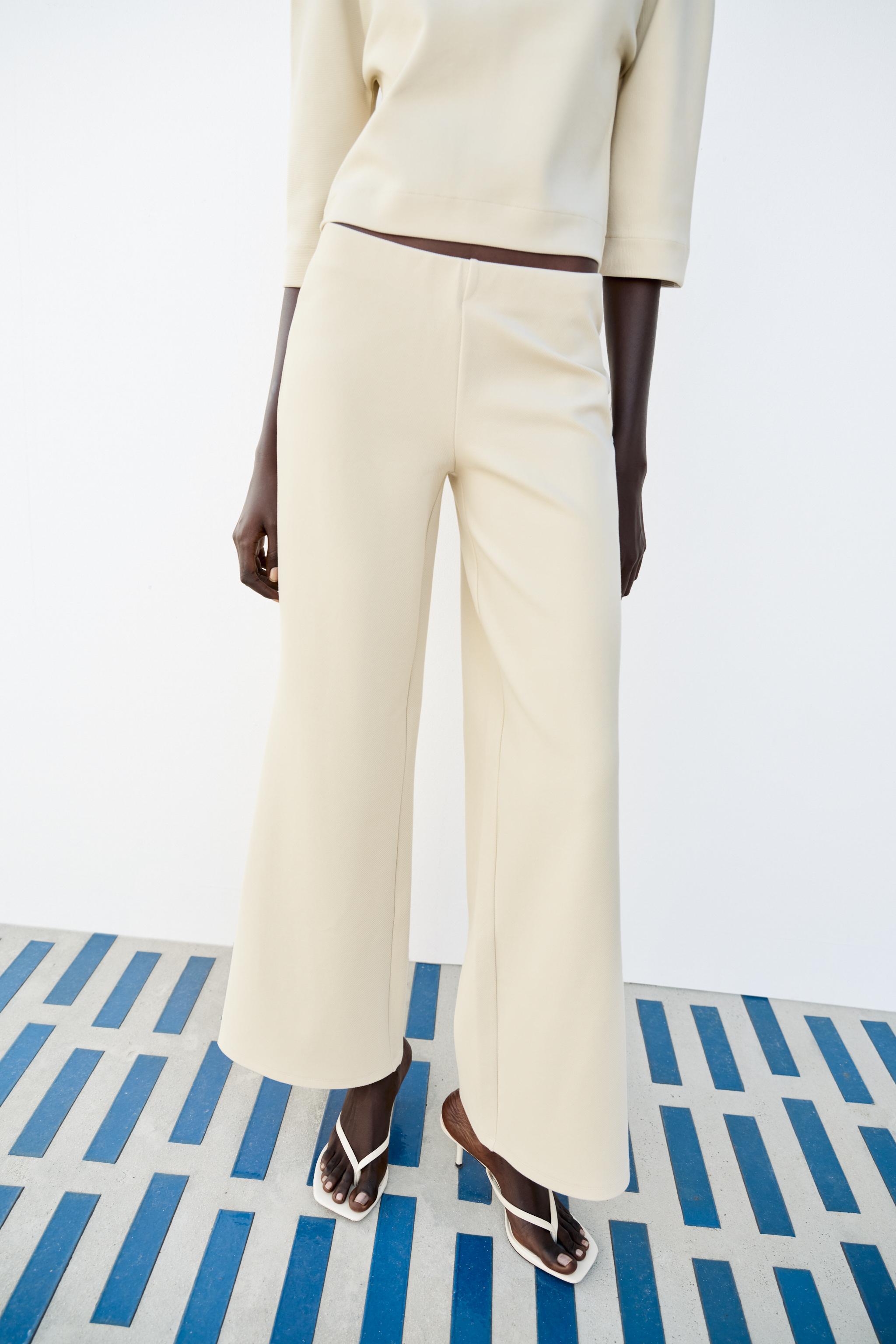 PALAZZO PANTS — Ecru