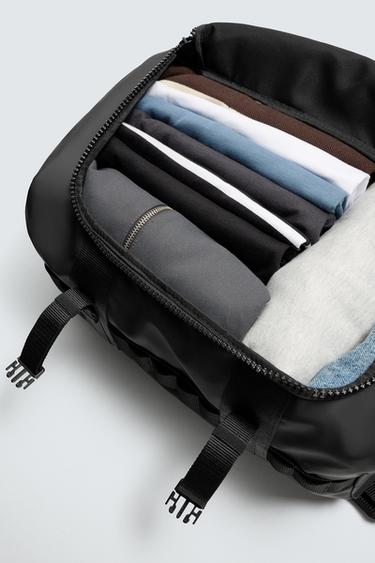 SAC À DOS TECHNIQUE DE VOYAGE - Noir de Zara - Image 5