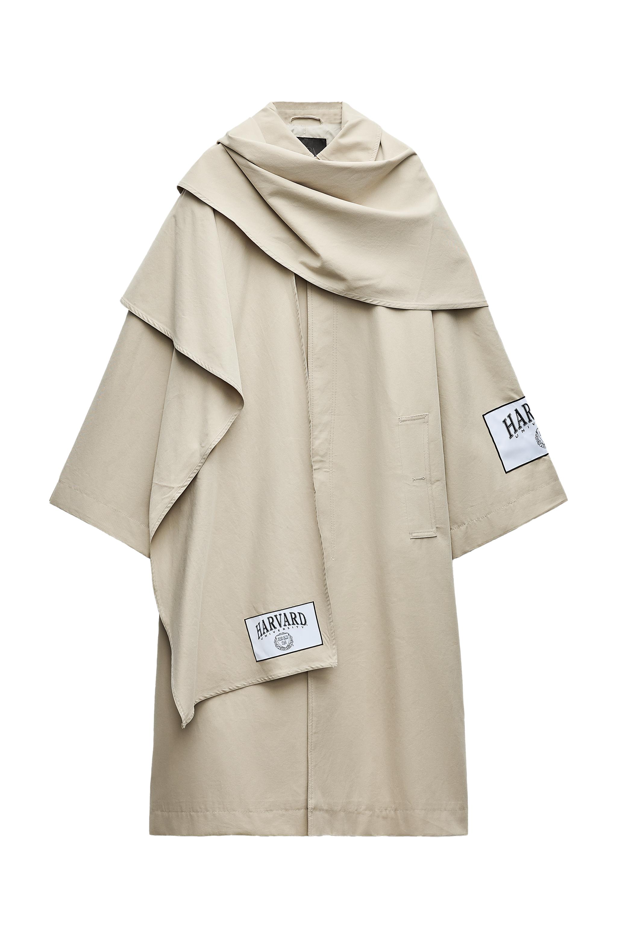 LUDOVIC DE SAINT SERNIN x ZARA DOUBLE-FACED FAUX LEATHER COAT