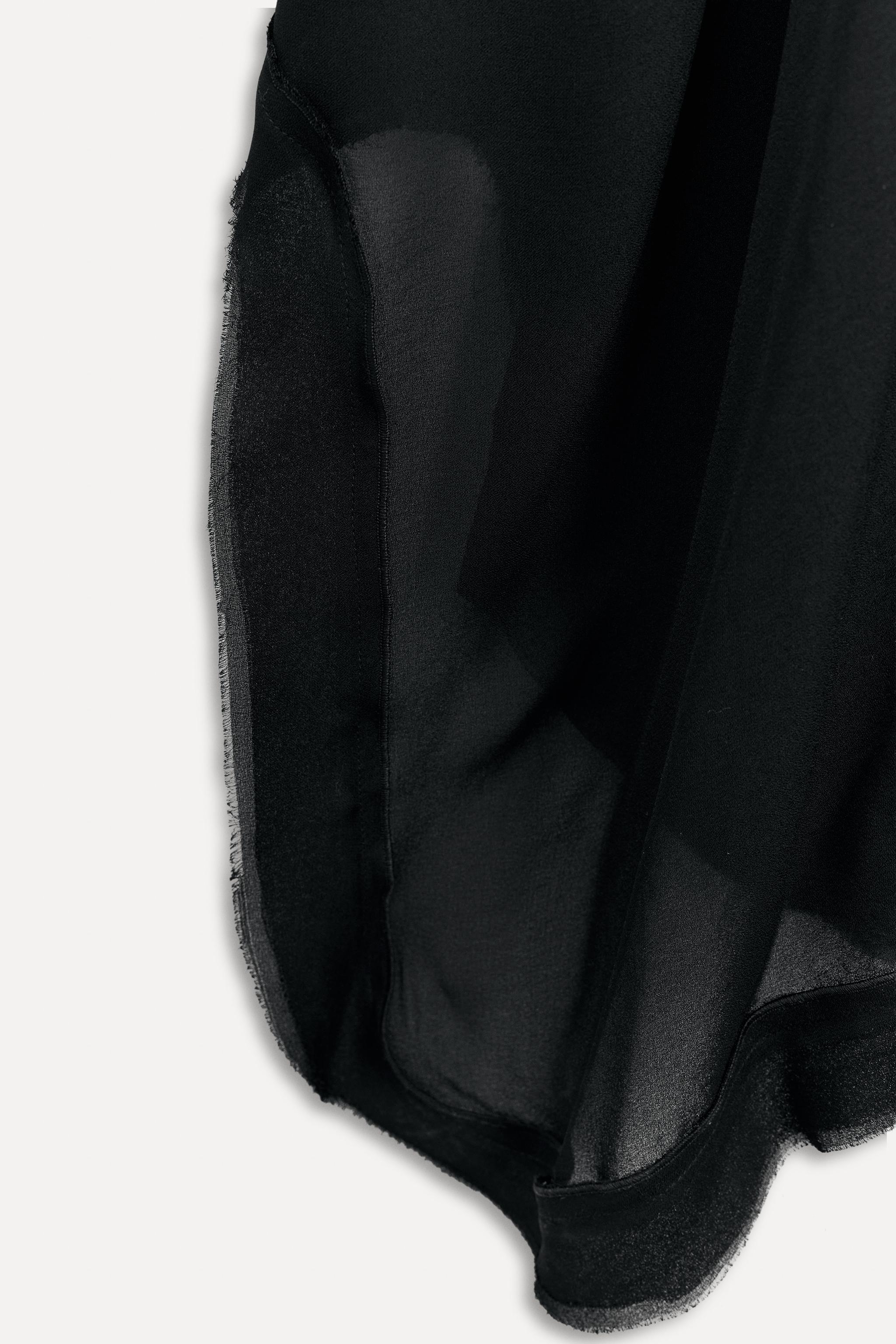 【ZARA】ケープワンピース 3451/350/800 ケープワンピース 50TH ANNIVERSARY - ブラック | ZARA Japan / 日本