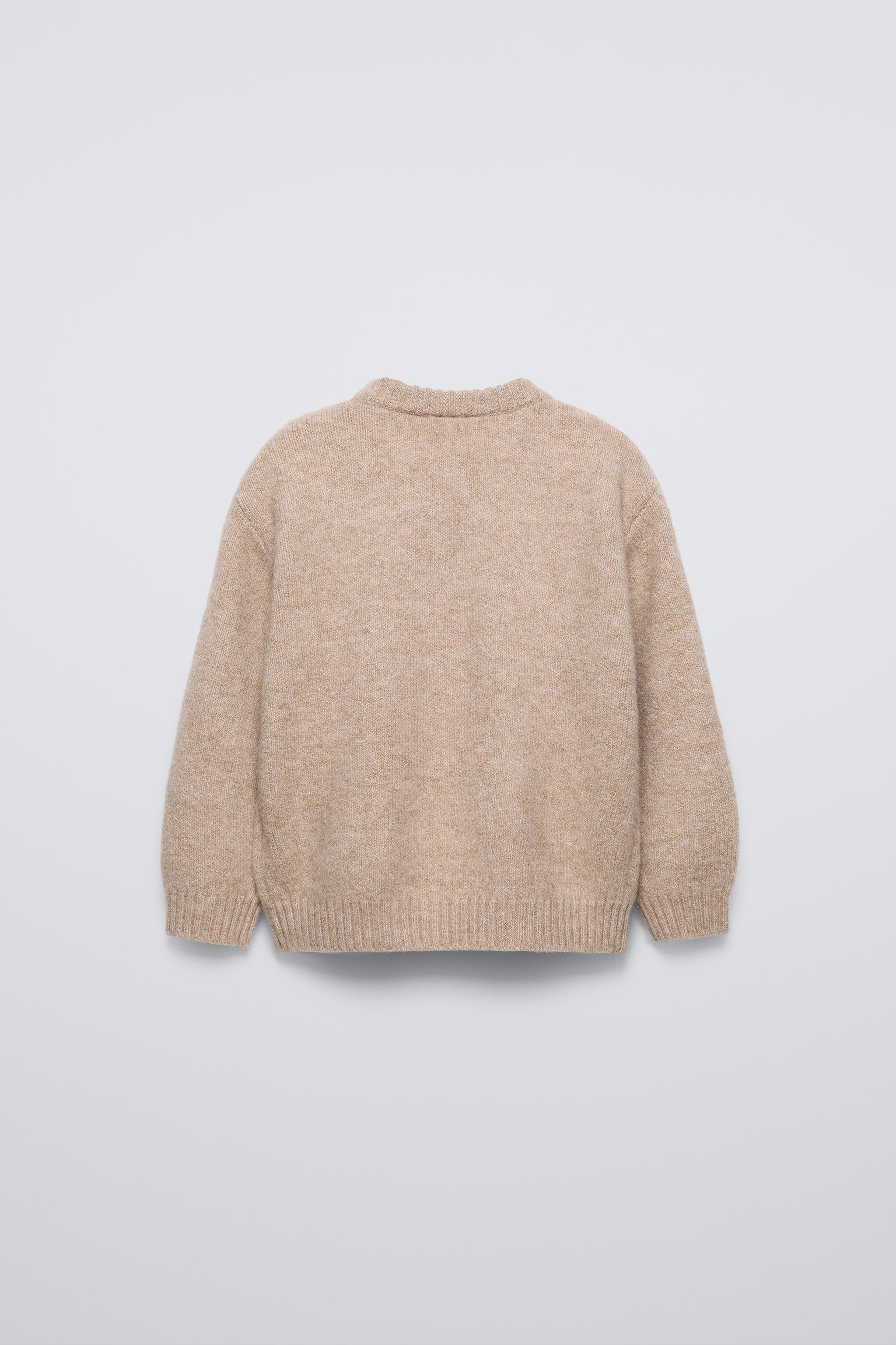 Beige jumper zara best sale