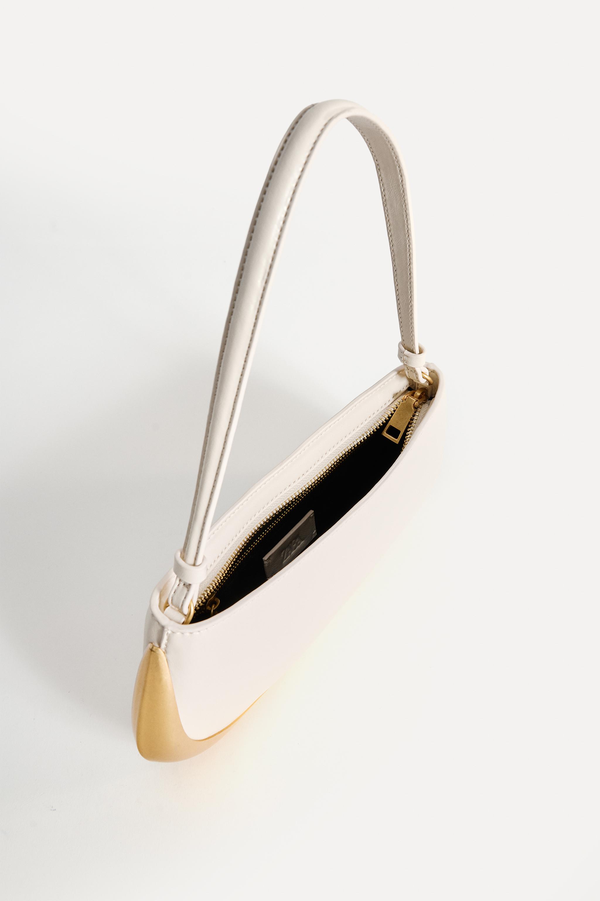 ZARA【NEW】SHOULDER BAG WITH L DETAIL 50TH ANNIVERSARY Zara + Shoulder Bag With Metal Detail 50th Anniversary