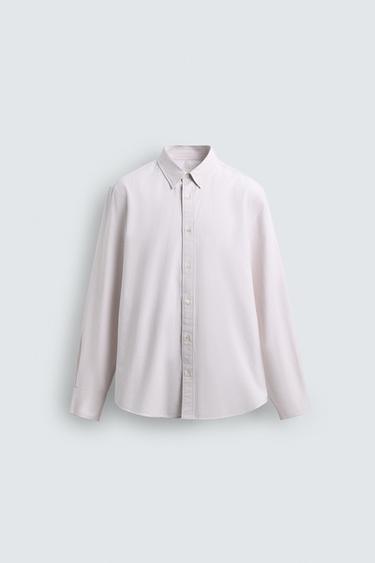 СМУГАСТА СОРОЧКА-ОКСФОРД - Рожевий Zara