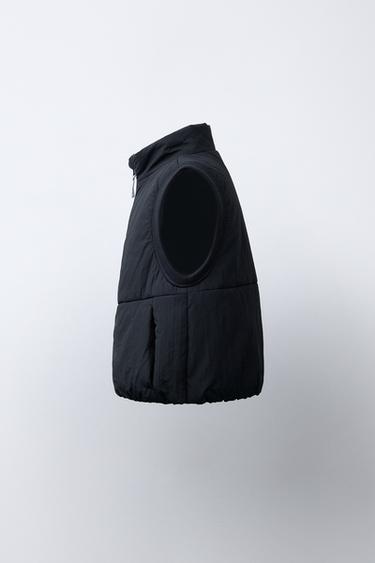 GILET MATELASSÉ - Bleu marine de Zara - Image 2