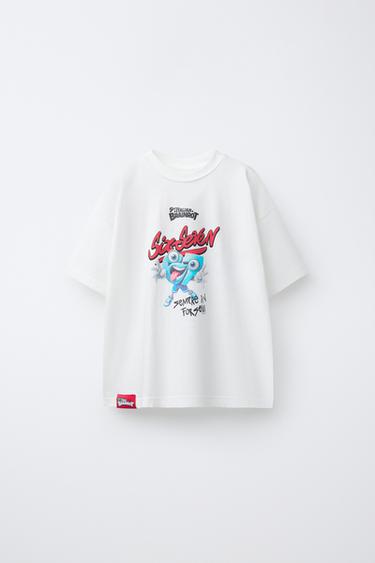 SIX SEVEN SKIFIDOL ITALIAN BRAINROT™ PRINTED T-SHIRT — White 1