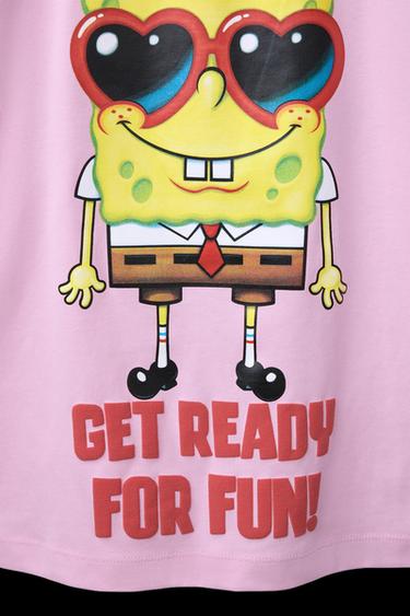 T-SHIRT – SPONGEBOB SCHWAMMKOPF © NICKELODEON - Rosa von Zara