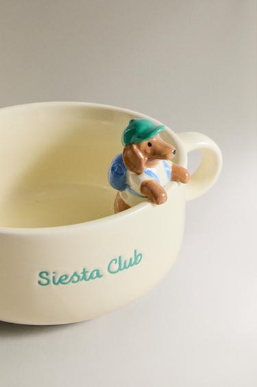 CHILDREN'S CERAMIC DOGGY BOWL - Multicoloured by Zara - Image 2