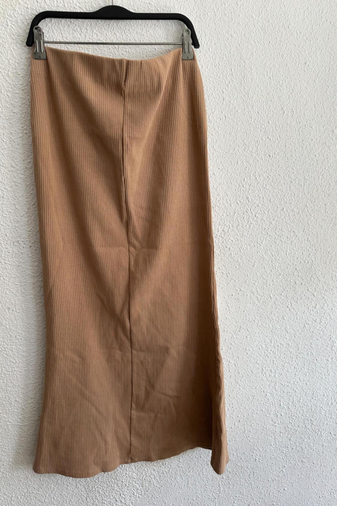 RIBBED LONG SKIRT - Image 4