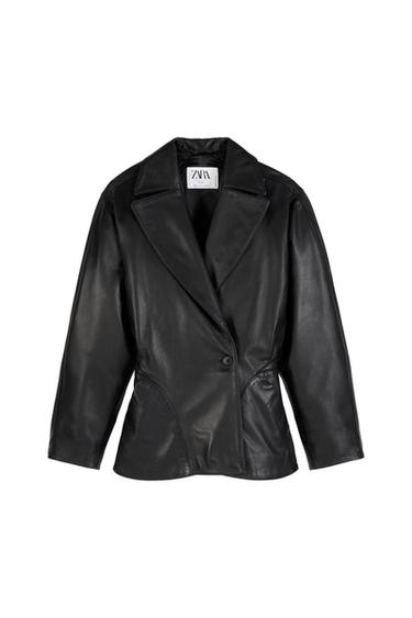 LEATHER BELTED BLAZER - LIMITED EDITION