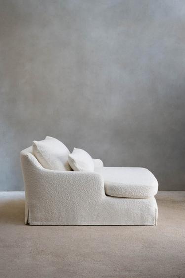 HOUSSE LOVESEAT TISSU BOUCLÉ 01 - Écru de Zara - Image 4