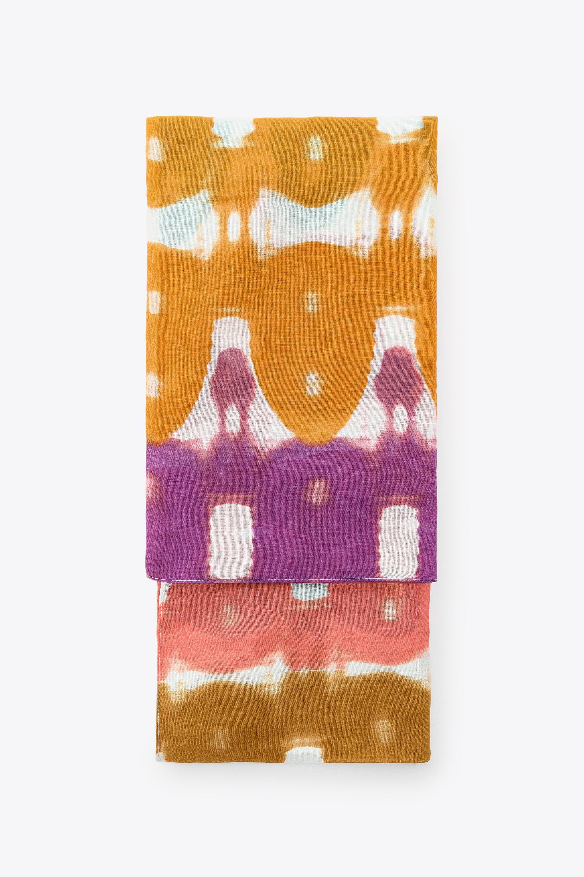 PRINTED SCARF WITH COTTON