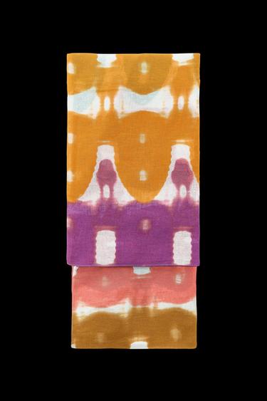 PAÑUELO ESTAMPADO CON ALGODÓN - Multicolor de Zara - Imagen 0