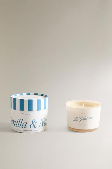 Zara (150 G) VANILLA & NUT SCENTED CANDLE - Ecru / Beige