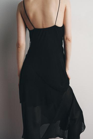 ROBE MIDI FANTAISIE LIMITED EDITION - Noir de Zara - Image 2