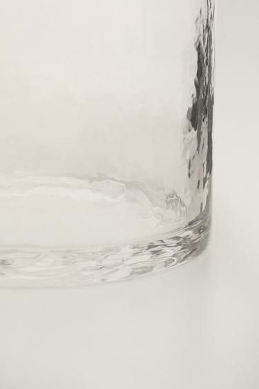 HAMMERED GLASS TUMBLER - Transparent by Zara - Image 3