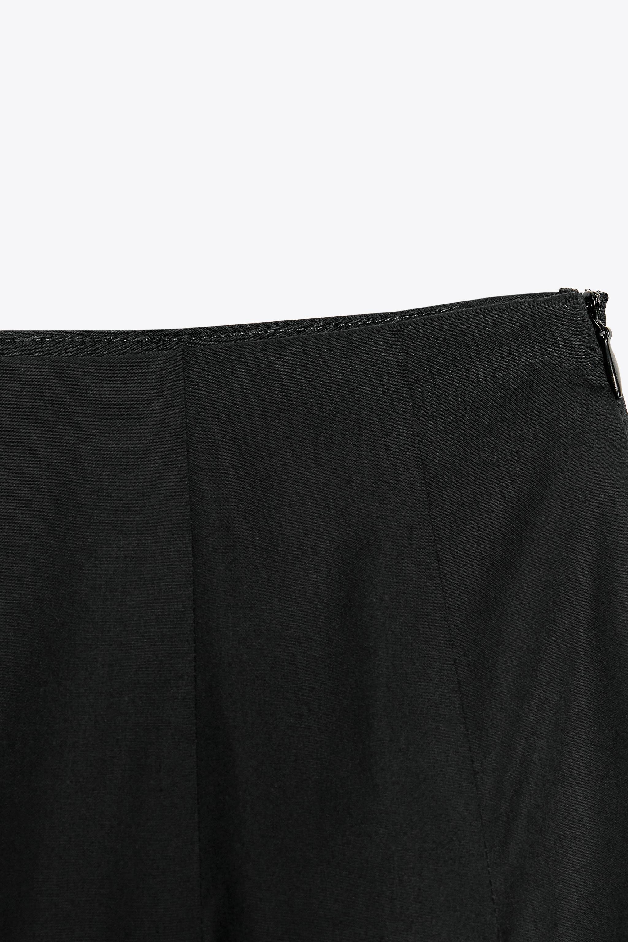 ZARA プリーツミディスカート 3729/862 プリーツミディスカート - コーンフラワーブルー | ZARA Japan