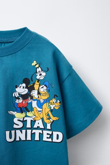 © DISNEY CHARACTER PRINT T-SHIRT - Mid-blue by Zara - Image 2